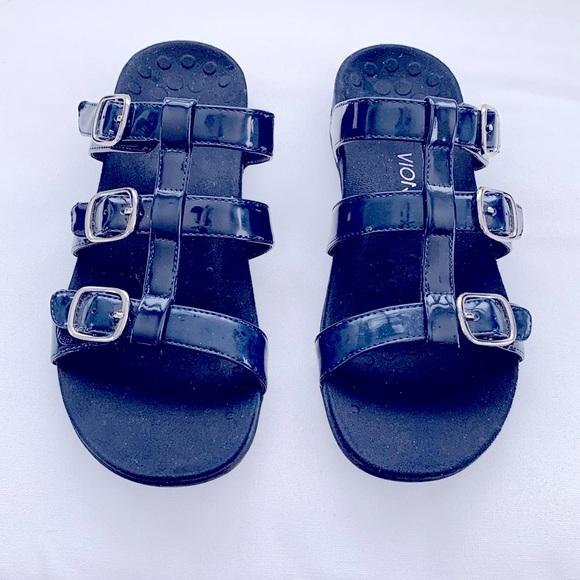 Vionic Patent Leather Slides - Picture 6 of 6